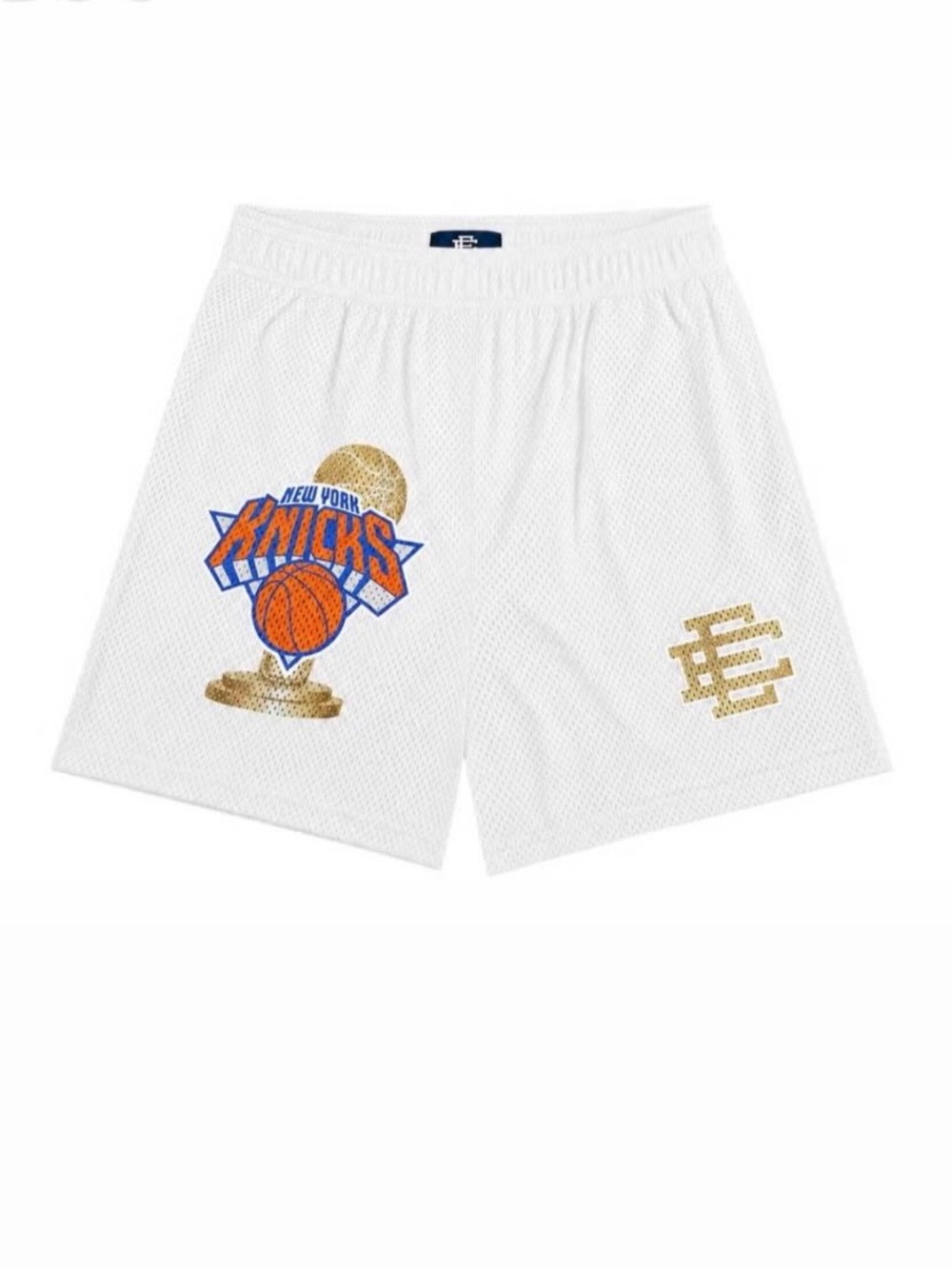 Eric Emanuel Knicks Champ shorts ‘White’ Size XL